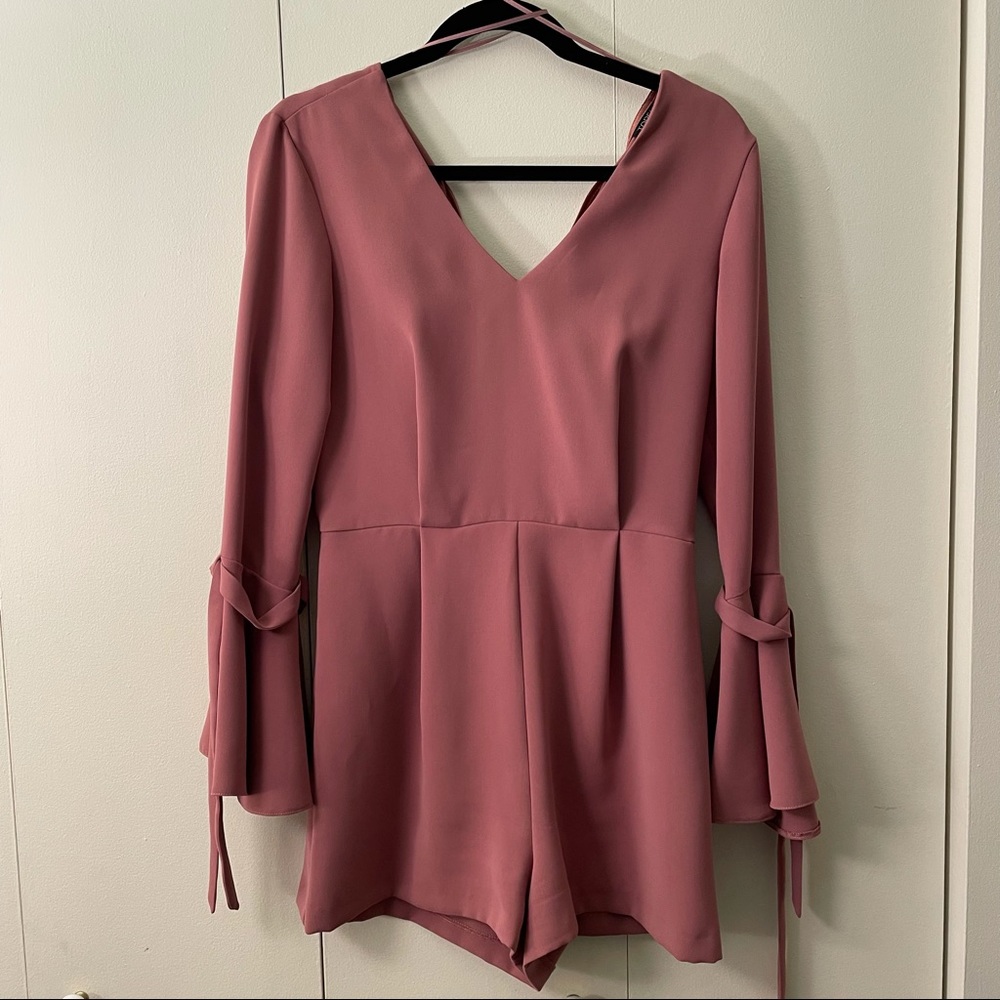 Mauve romper from Topshop